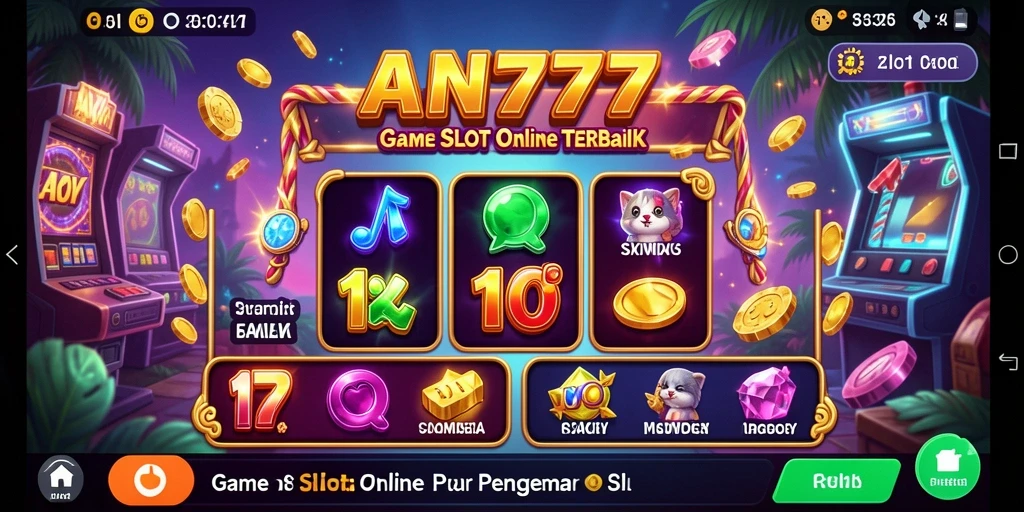 Screenshot gameplay AN777 menampilkan momen menarik saat bermain Slot.