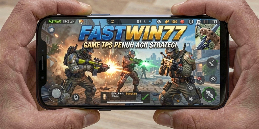 Tangkapan layar FASTWIN77 menampilkan pertempuran TPS yang intens dan menyenangkan.