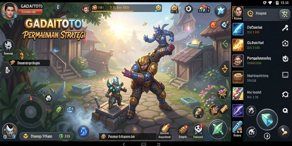 Tampilan gameplay GADAITOTO yang menampilkan strategi seru.