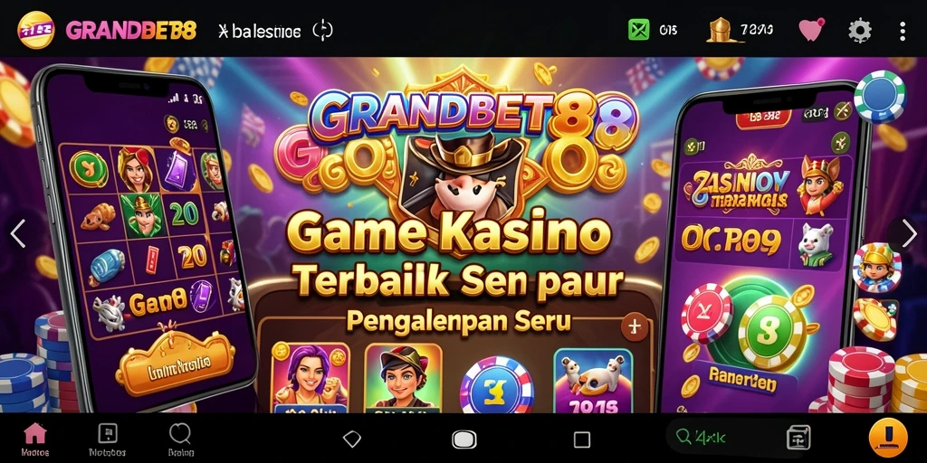 Screenshot permainan Kasino GRANDBET88 dengan grafis memukau.