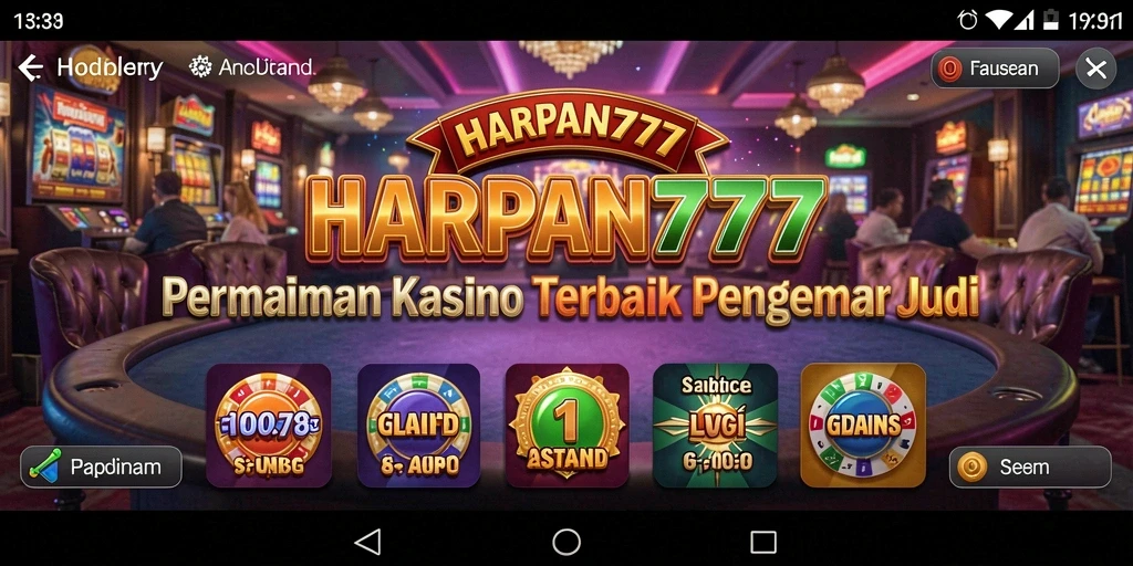 Tampilan menarik dari gameplay kasino HARAPAN777 yang mengasyikkan.