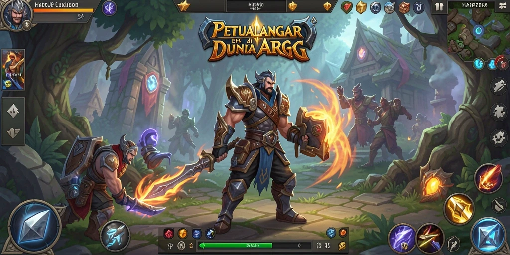 Gameplay mendebarkan HARAPJP di dunia ARPG yang luas.