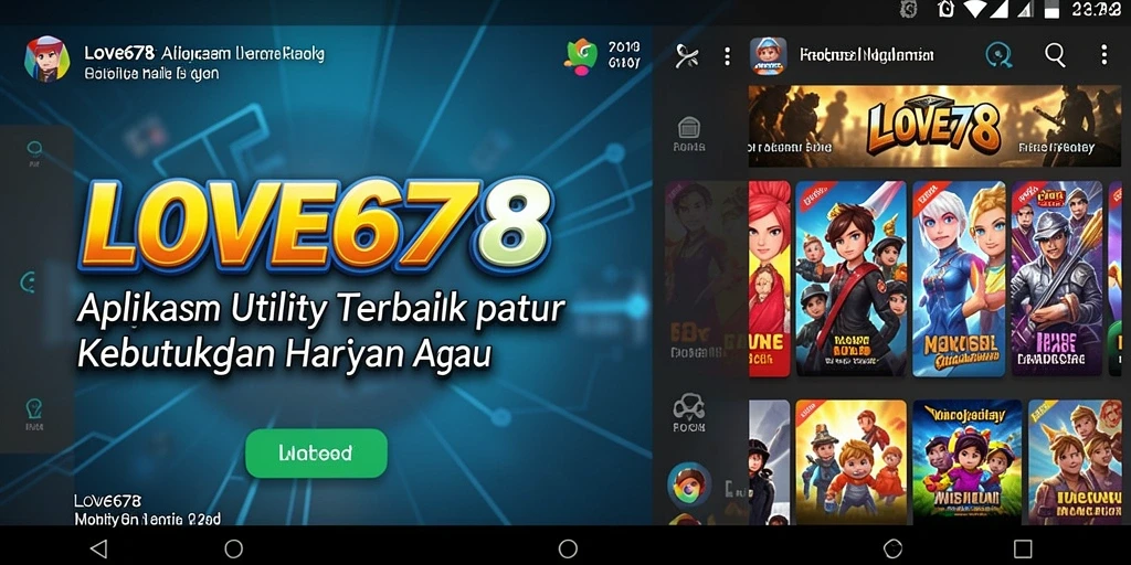 Tampilan antarmuka utama LOVE678 yang intuitif dan mudah digunakan.