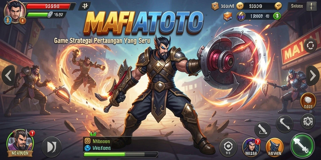 Screenshot gameplay MAFIATOTO menampilkan aksi strategi yang mendebarkan.