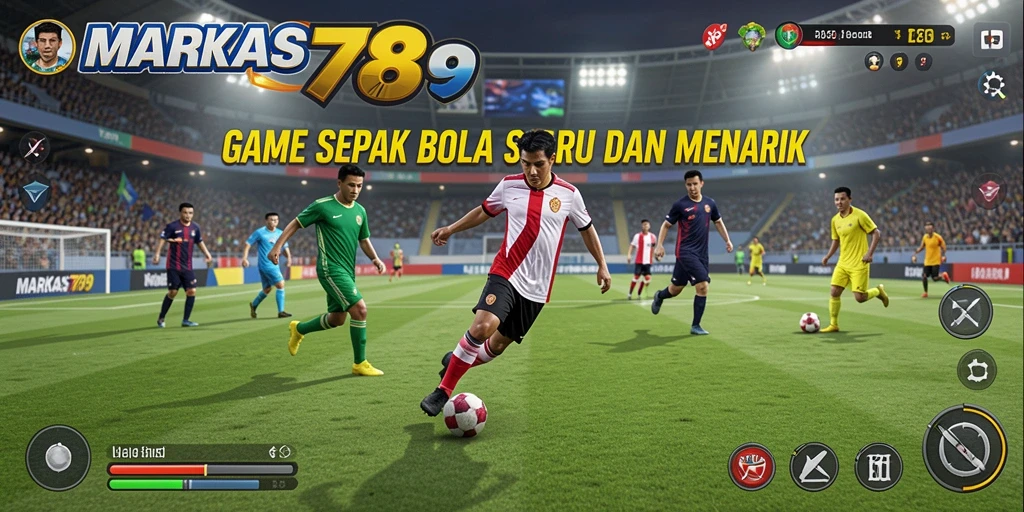 Tampilan gameplay MARKAS789 yang menegangkan dan seru di lapangan.