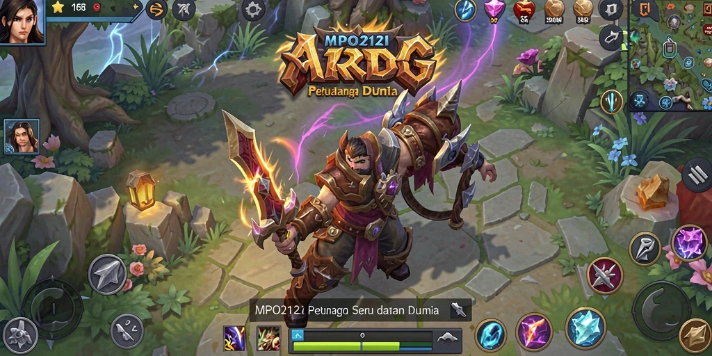 Tampilan gameplay MPO2121 yang penuh aksi dalam dunia ARPG.