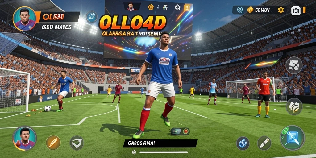 Tampilan gameplay seru dari OLLO4D dengan berbagai olahraga.