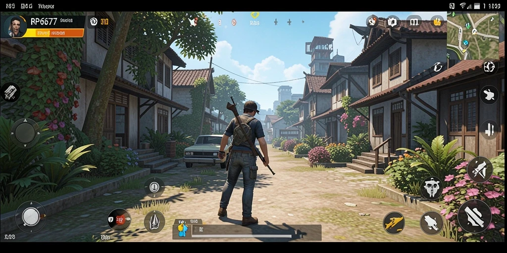 Screenshot utama RP6677 menampilkan gameplay simulasi yang mendalam dan menarik.