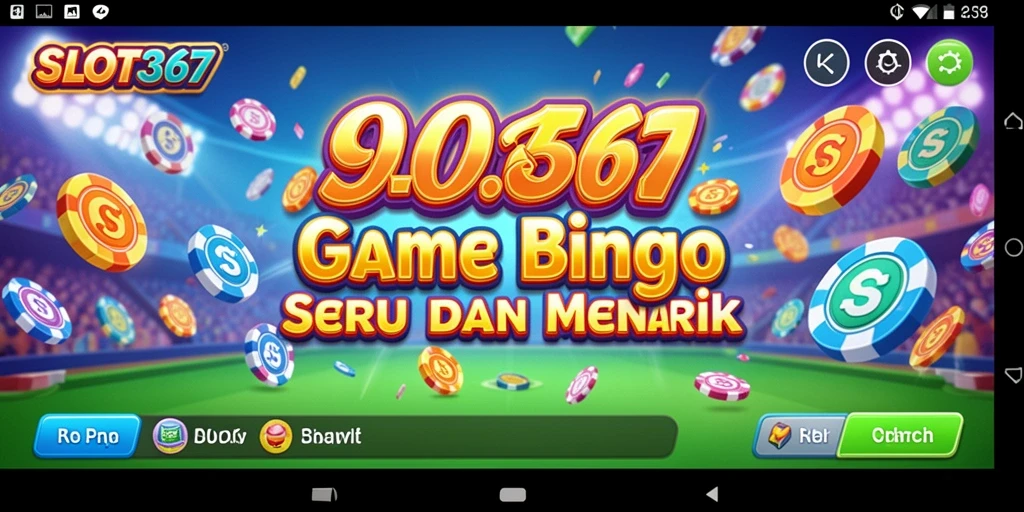 Tampilan antarmuka menarik saat bermain Bingo di SLOT367.