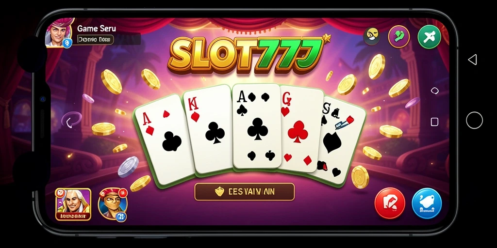 Tampilan gameplay <strong>SLOT777</strong> yang menarik dan menghibur di layar.