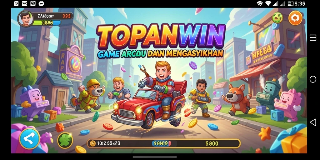 Tampilan gameplay seru dalam TOPANWIN dengan grafis memukau.