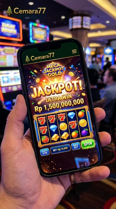 Menu navigasi aplikasi cemara77 yang sederhana dan intuitif.